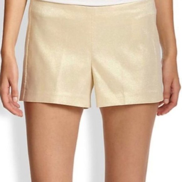 Lilly Pulitzer Pants - Lilly Pulitzer Gold Metallic Liza Shorts